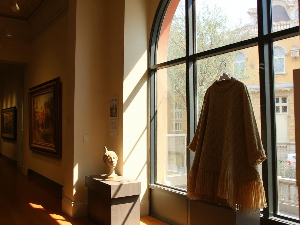 UV-werende folie beschermt kunst, textiel en interieur bij een groot raam tegen verkleuring